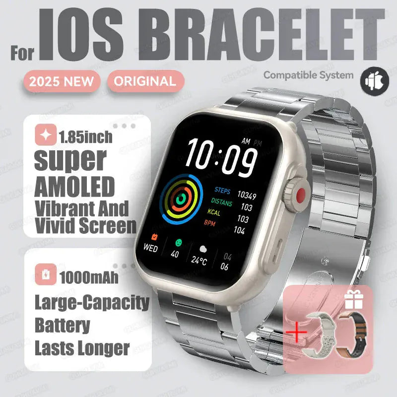 Android Smart Watch-Unisex 1.85-Inch. - BLAKESTORE-NG