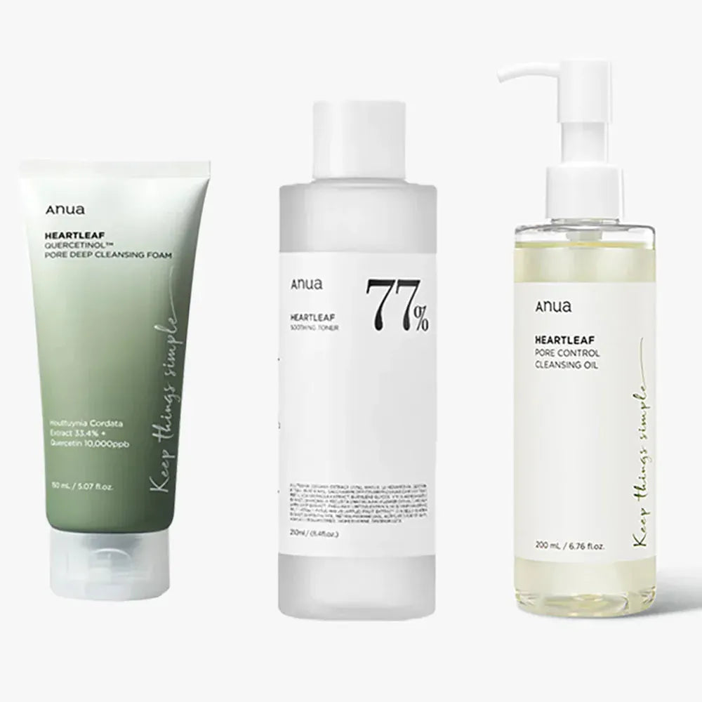 Anua Heartleaf 77 Toner & Cleansing Oil – Pore Care & Deep Hydration - Maison Novaire