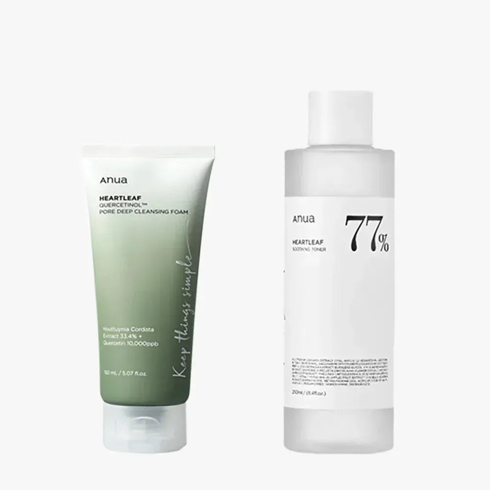 Anua Heartleaf 77 Toner & Cleansing Oil – Pore Care & Deep Hydration - Maison Novaire