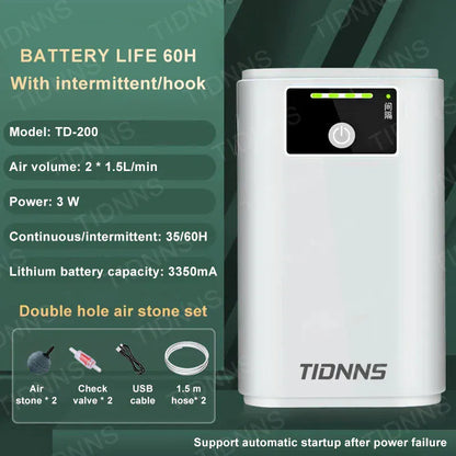 Aquarium Fish Tank Oxygen Pump. - BLAKESTORE-NG