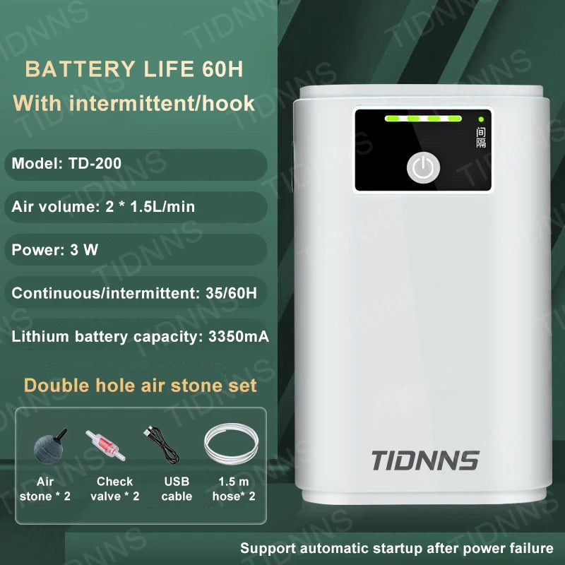 Aquarium Fish Tank Oxygen Pump. - Maison Novaire
