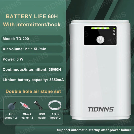 Aquarium Fish Tank Oxygen Pump. - Maison Novaire