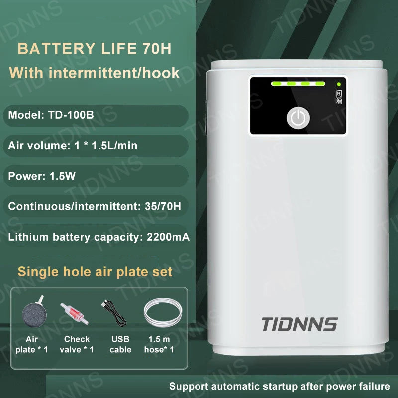 Aquarium Fish Tank Oxygen Pump. - Maison Novaire