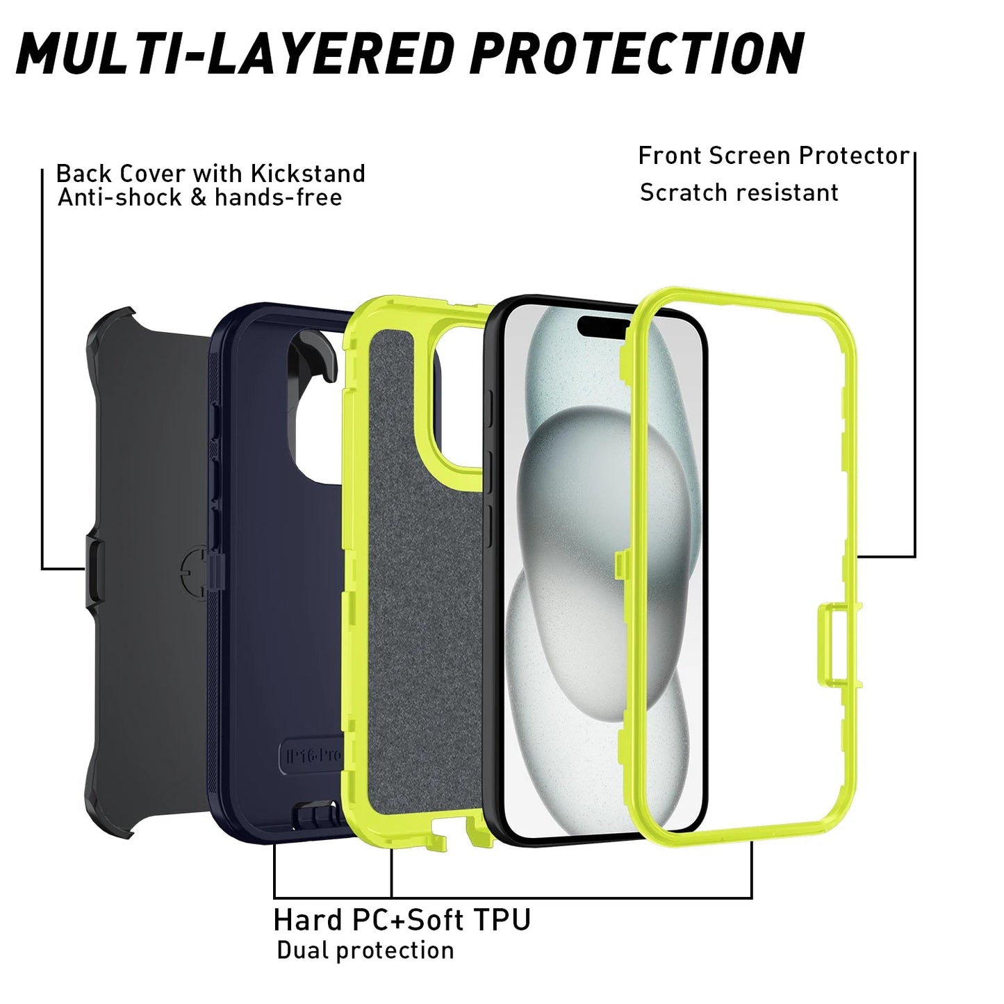 Armored Shockproof IPhone Case - Maison Novaire #