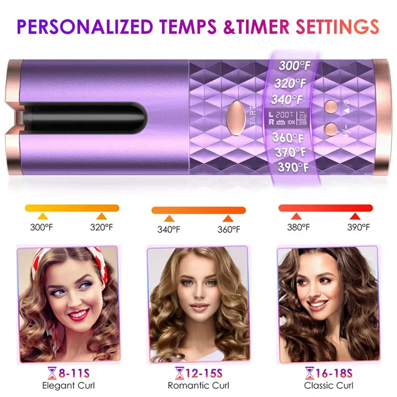 Automatic Cordless Hair Curler. - BLAKESTORE-NG