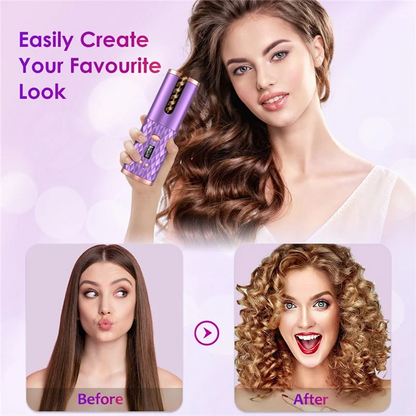 Automatic Cordless Hair Curler. - Maison Novaire