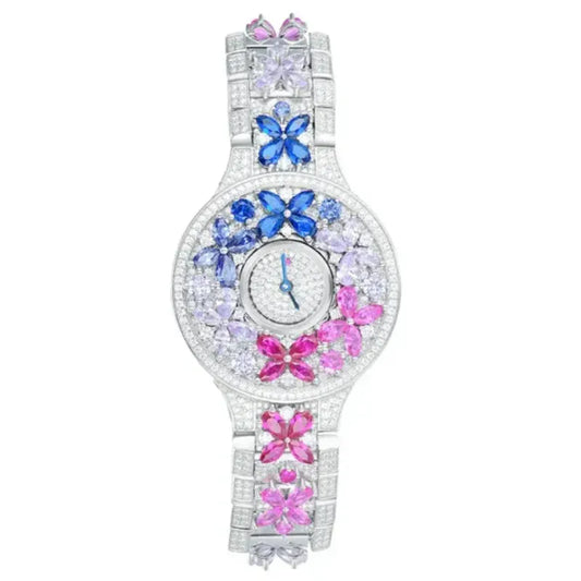 BELLUX Butterfly Diamond Women’s Watch | 925 Silver Luxury Gift - BLAKESTORE-NG