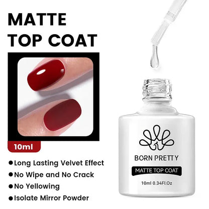 BORN PRETTY Base & Top Coat Set – 10ml. - BLAKESTORE-NG