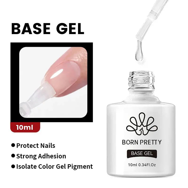BORN PRETTY Base & Top Coat Set – 10ml. - BLAKESTORE-NG