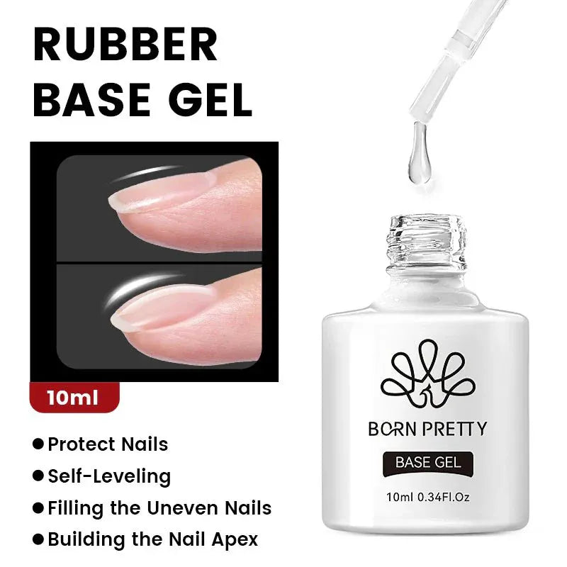 BORN PRETTY Base & Top Coat Set – 10ml. - BLAKESTORE-NG