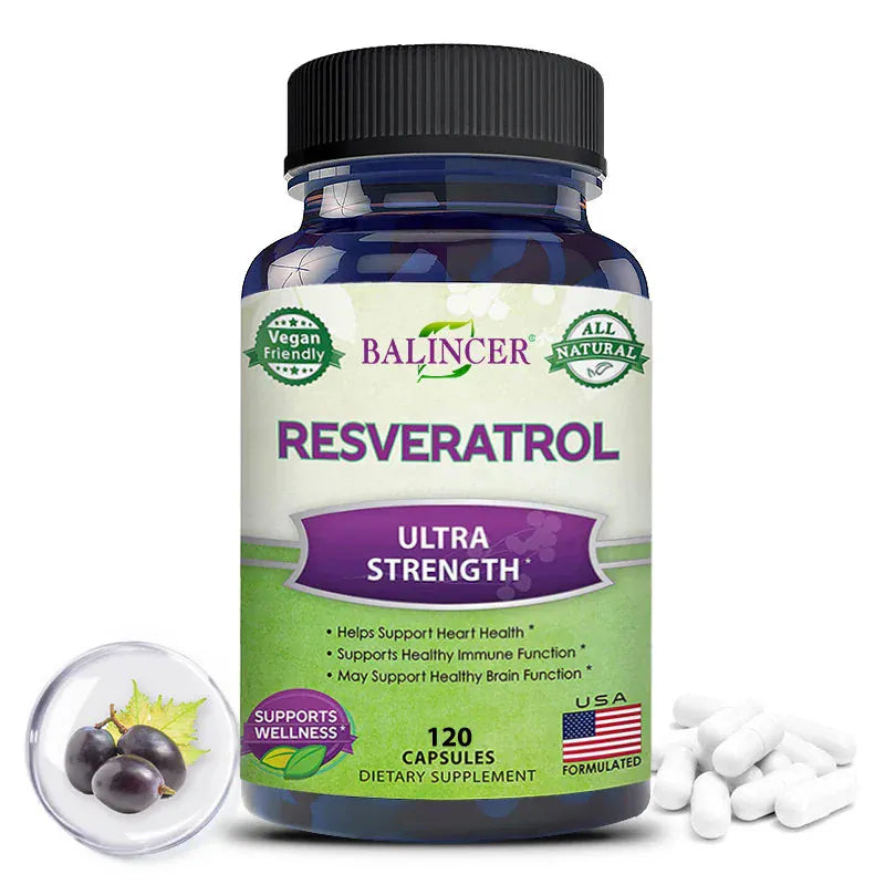 Balincer Resveratrol Cardiovascular Health Support Capsule. - BLAKESTORE-NG