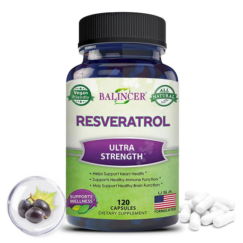 Balincer Resveratrol Cardiovascular Health Support Capsule. - Maison Novaire