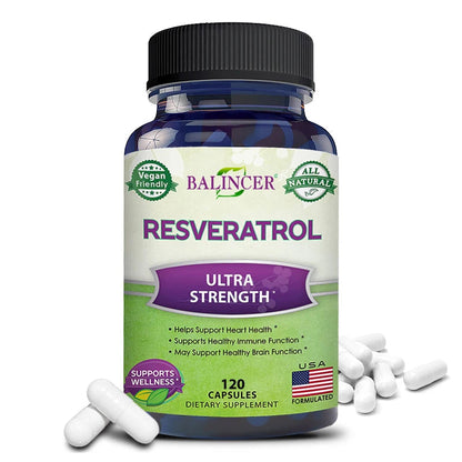 Balincer Resveratrol Cardiovascular Health Support Capsule. - Maison Novaire