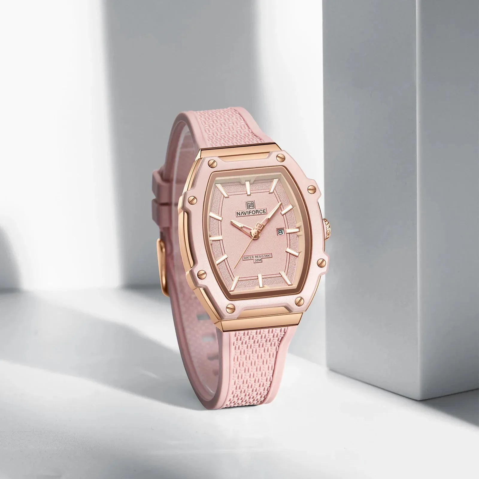 Barrel Women’s Watch | Silicone Strap Waterproof Sport Clock - Maison Novaire