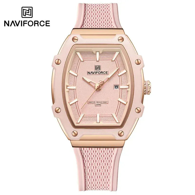 Barrel Women’s Watch | Silicone Strap Waterproof Sport Clock - Maison Novaire