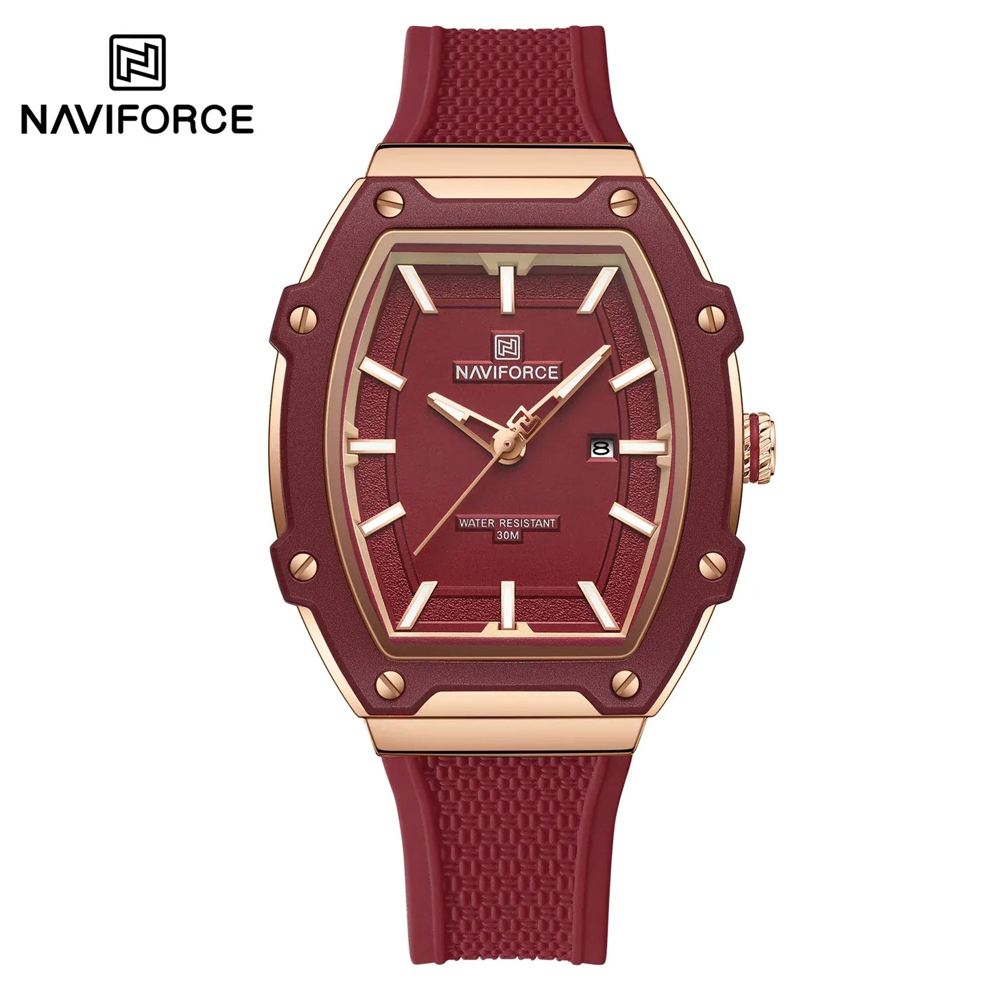 Barrel Women’s Watch | Silicone Strap Waterproof Sport Clock - Maison Novaire