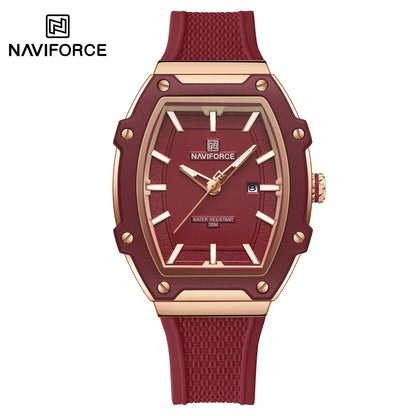 Barrel Women’s Watch | Silicone Strap Waterproof Sport Clock - Maison Novaire