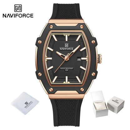 Barrel Women’s Watch | Silicone Strap Waterproof Sport Clock - Maison Novaire