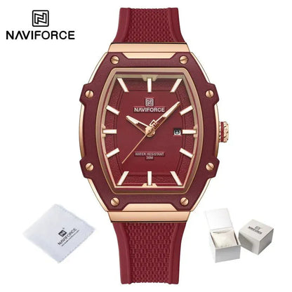 Barrel Women’s Watch | Silicone Strap Waterproof Sport Clock - Maison Novaire