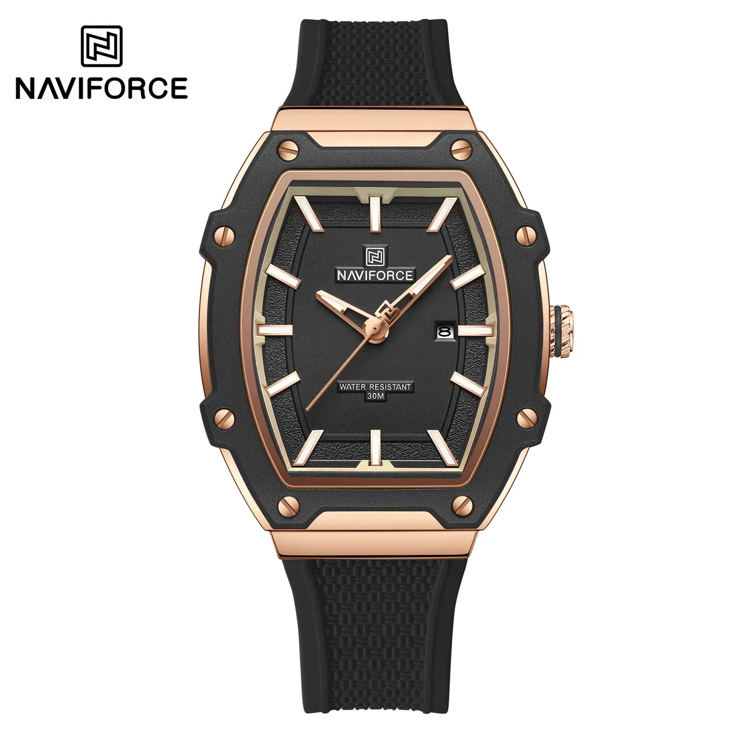 Barrel Women’s Watch | Silicone Strap Waterproof Sport Clock - Maison Novaire