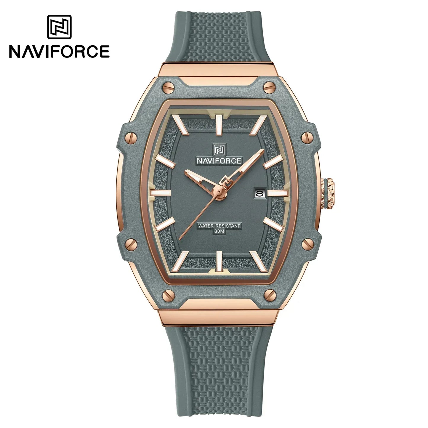 Barrel Women’s Watch | Silicone Strap Waterproof Sport Clock - Maison Novaire