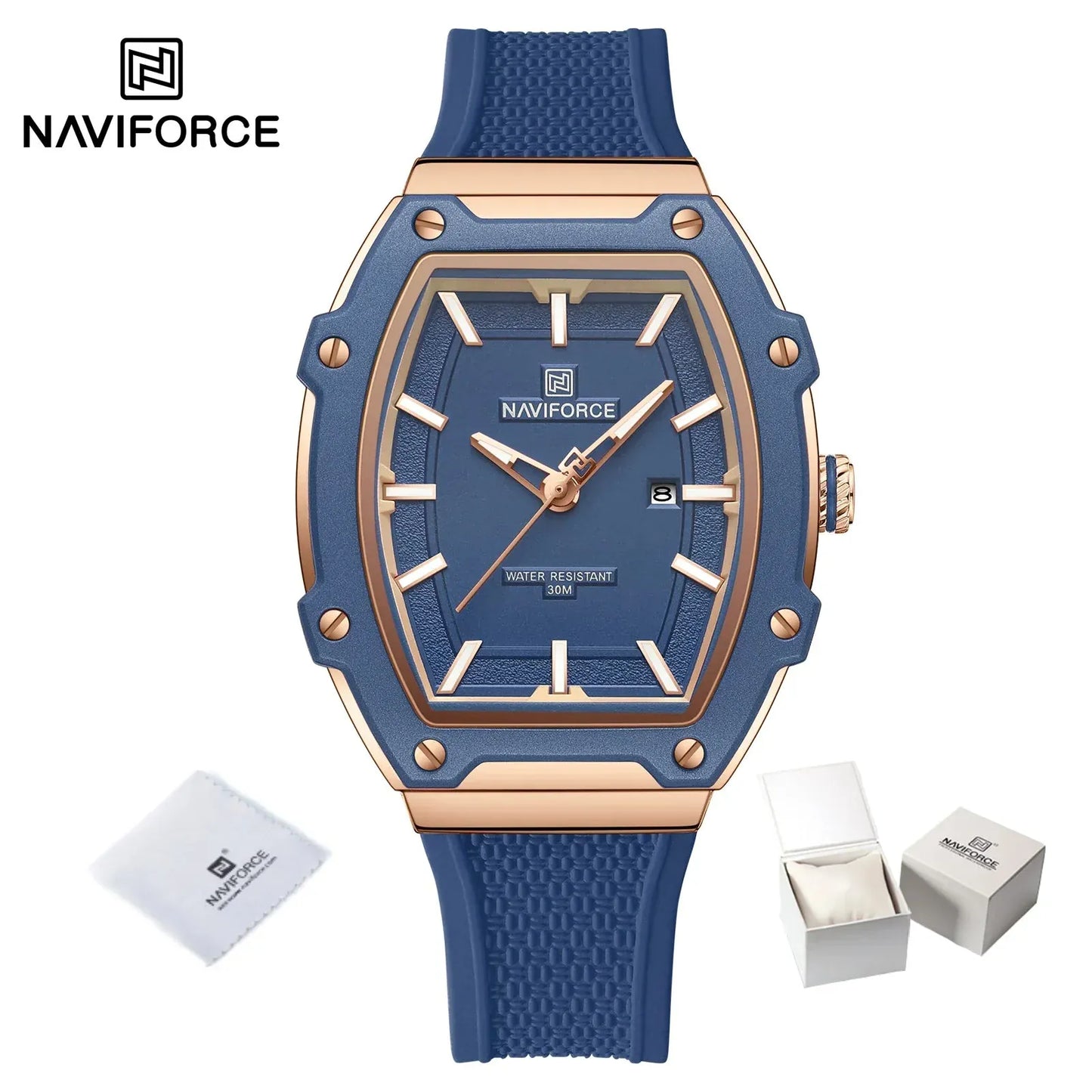 Barrel Women’s Watch | Silicone Strap Waterproof Sport Clock - Maison Novaire