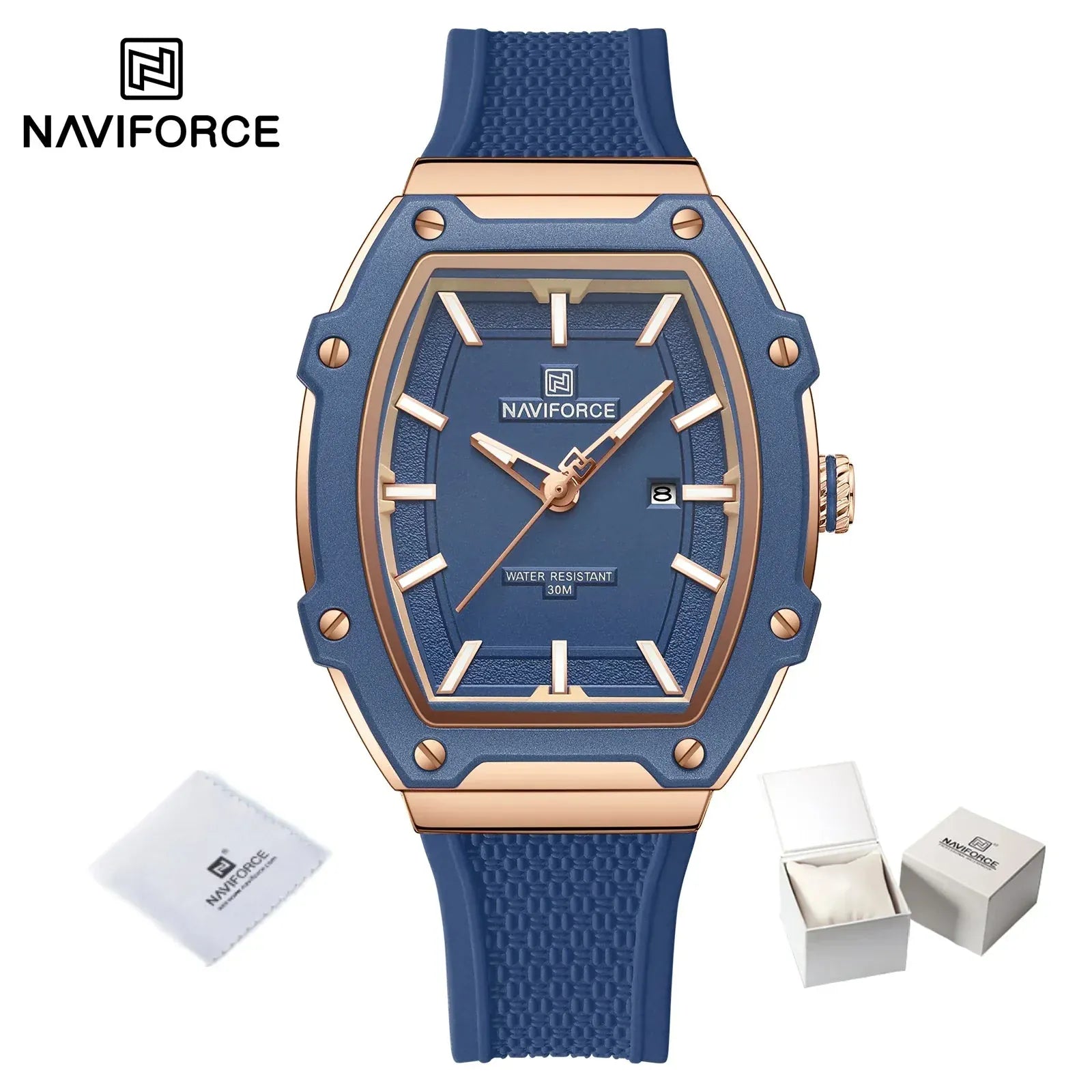 Barrel Women’s Watch | Silicone Strap Waterproof Sport Clock - Maison Novaire