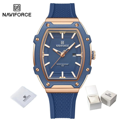 Barrel Women’s Watch | Silicone Strap Waterproof Sport Clock - Maison Novaire