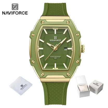Barrel Women’s Watch | Silicone Strap Waterproof Sport Clock - Maison Novaire