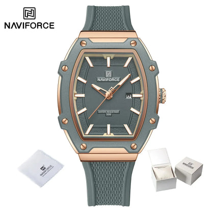 Barrel Women’s Watch | Silicone Strap Waterproof Sport Clock - Maison Novaire