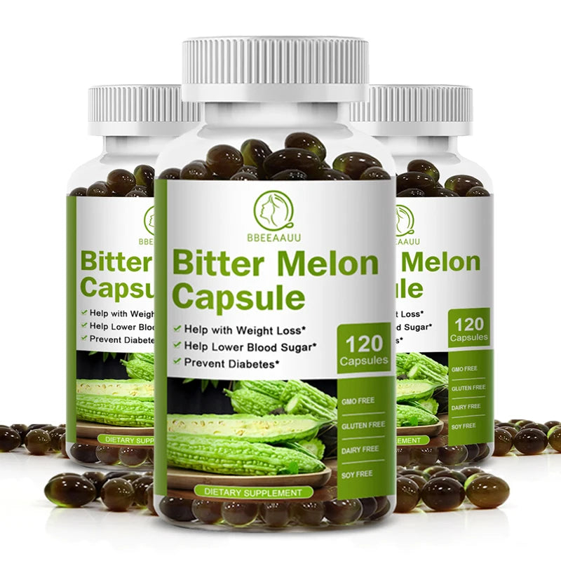 Bitter Melon Extract Soft Capsules | Blood Sugar Support, Diabetes & Heart Health | Plant-Insulin - Maison Novaire