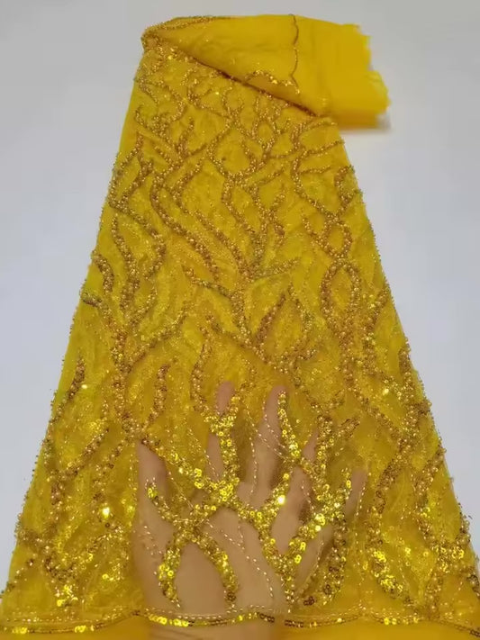 Black Sequin Corset Mermaid Gown | Maison Novaire Collection  - Gold / 2 - Maison Novaire
