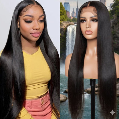 Brazilian Bone Straight Human Hair Lace Wig | Maison Hair Atelier  - 13x6 HD Lace / United States / 18inches|200% - Maison Novaire