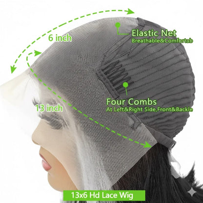 Brazilian Bone Straight Human Hair Lace Wig | Maison Hair Atelier  - 13x6 HD Lace / United States / 18inches|200% - Maison Novaire
