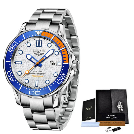 Business Mens Waterproof Watch. - BLAKESTORE-NG