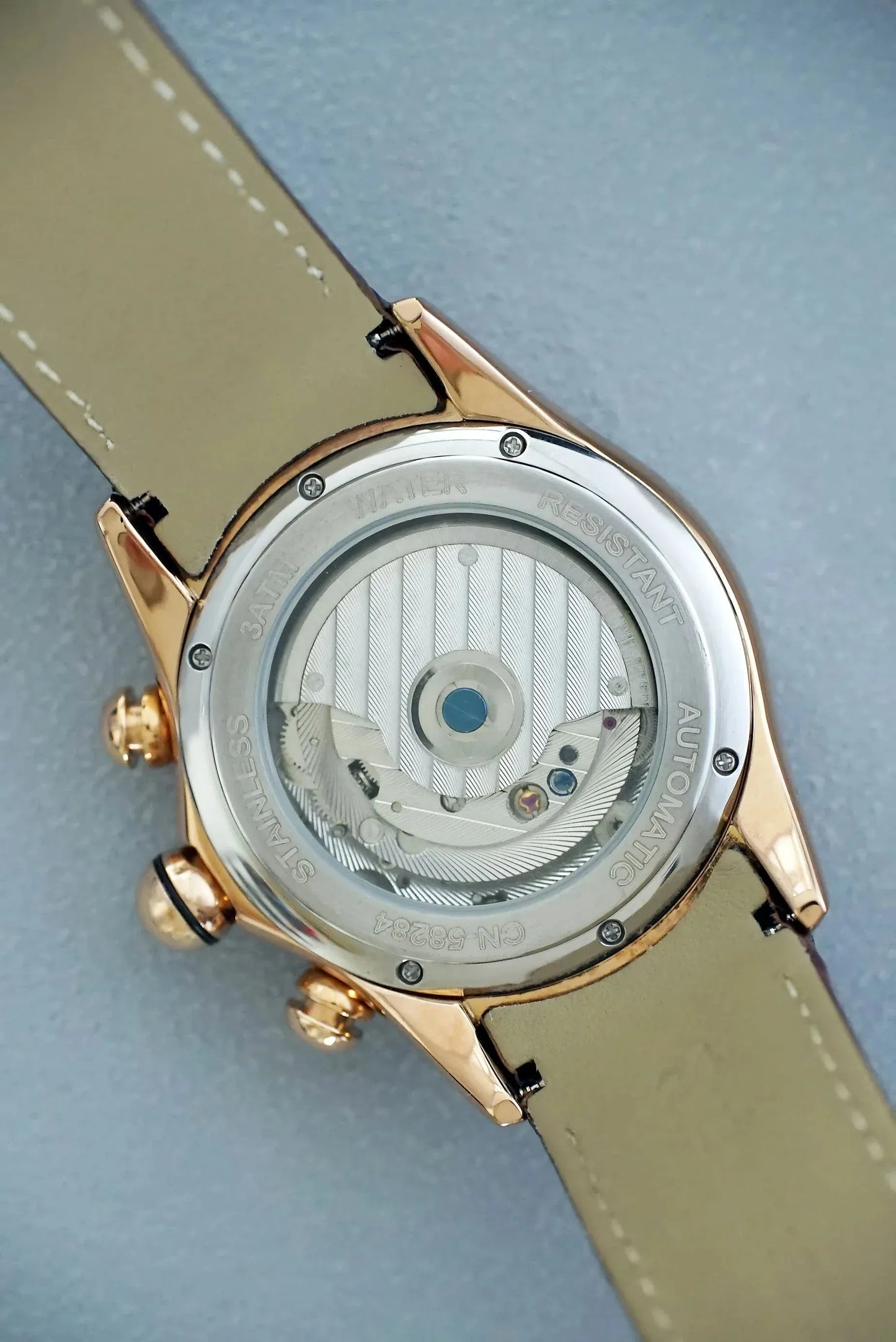 CASENO Large dial Mechanical watch -58284G - BLAKESTORE-NG