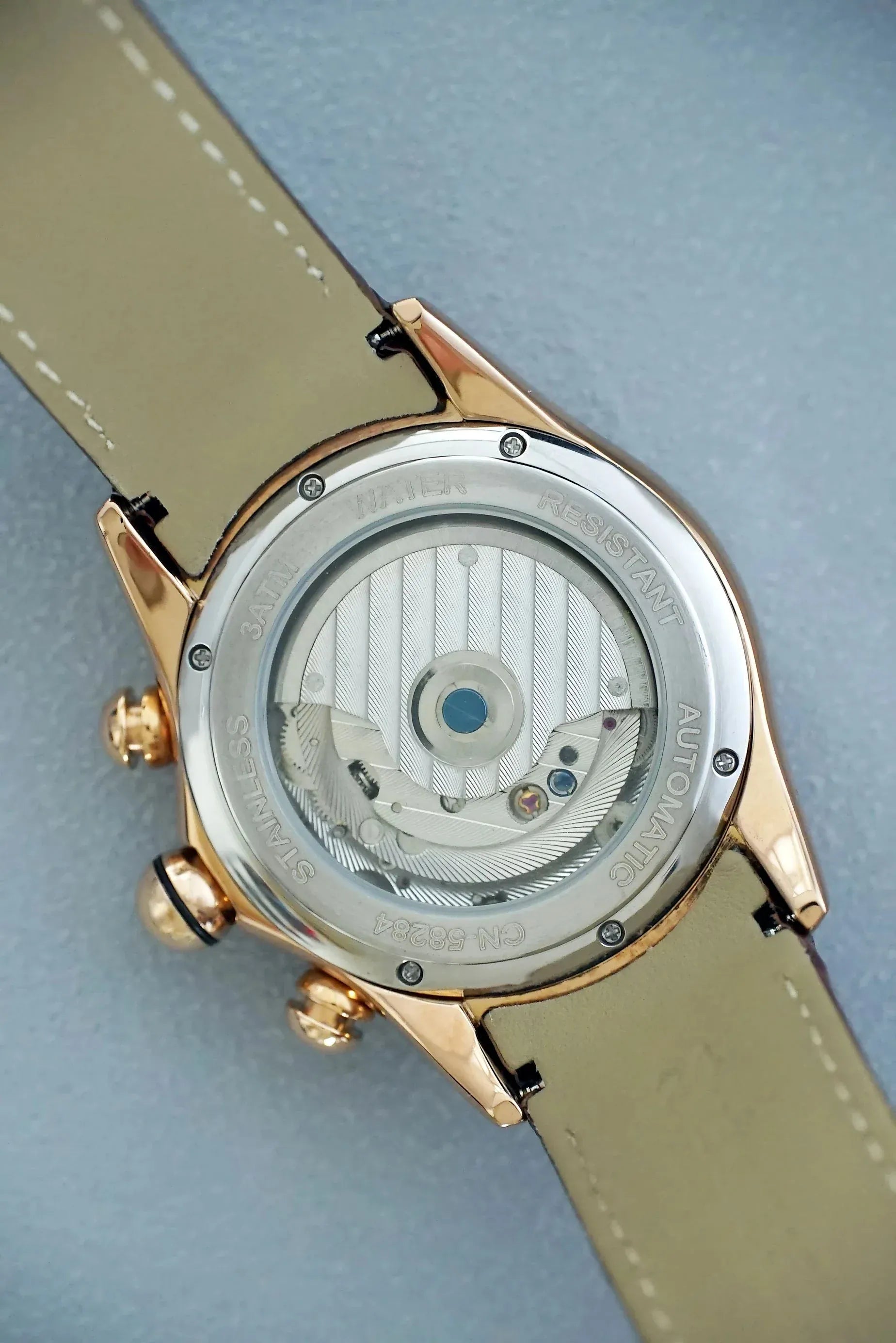 CASENO Large dial Mechanical watch -58284G - BLAKESTORE-NG