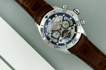 CASENO Large dial Mechanical watch -58284G - BLAKESTORE-NG