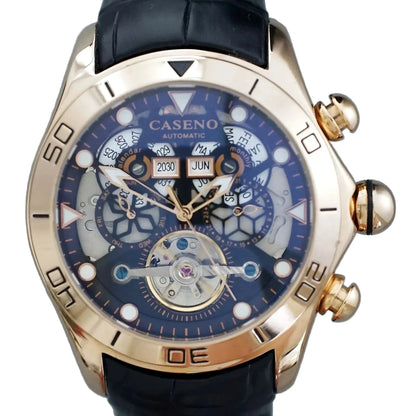 CASENO Large dial Mechanical watch -58284G - BLAKESTORE-NG