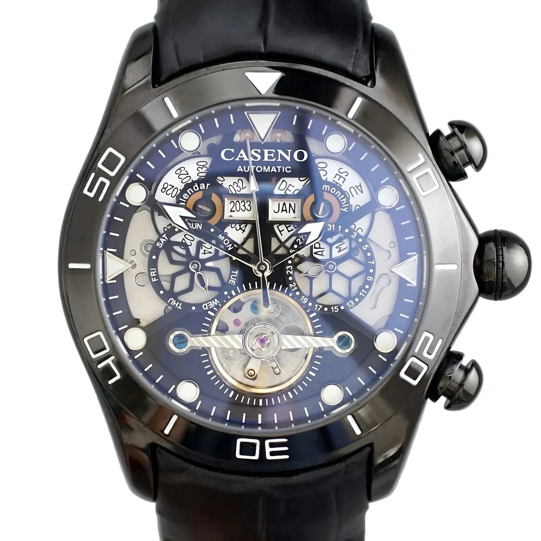 CASENO Large dial Mechanical watch -58284G - Maison Novaire #