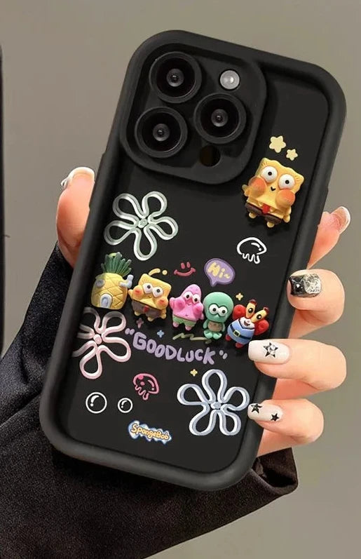 Cartoon Character Soft Phone Case. - Maison Novaire