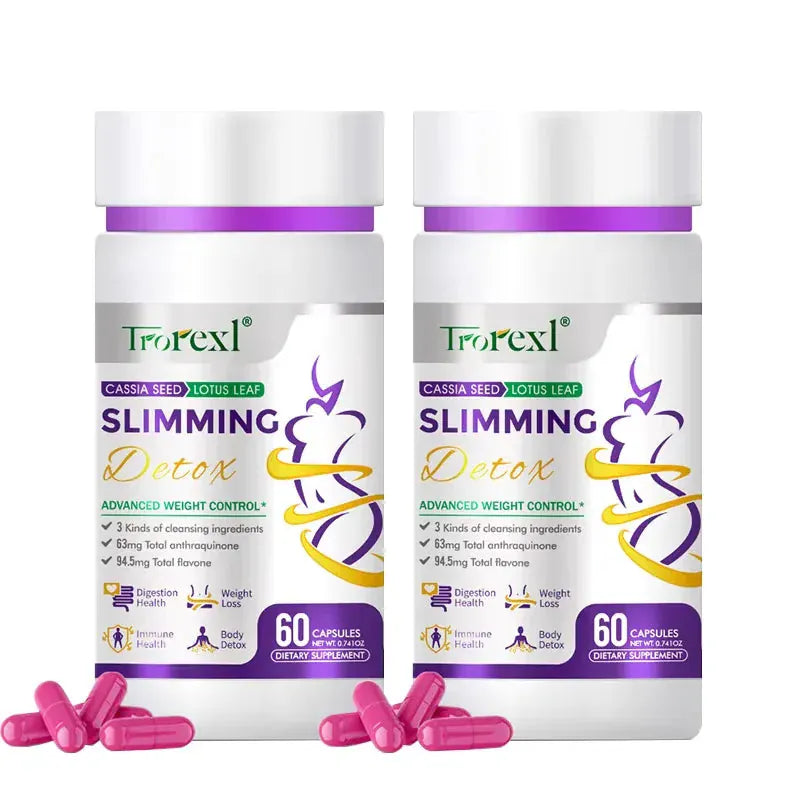 Cassia Seed & Lotus Weight Loss Pills – Natural Fat Burner for Women (60 Caps) - Maison Novaire #