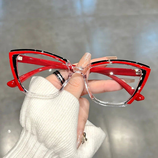 Cat Eye Clear Lens Glasses. - Maison Novaire
