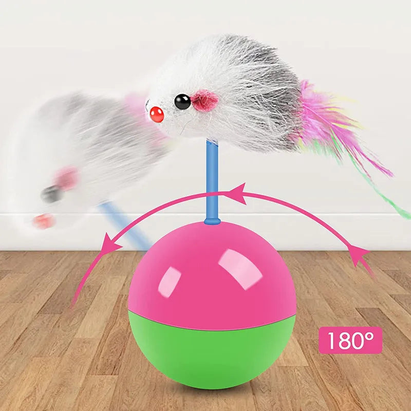 Cat mouse teasing Toy. - Maison Novaire #