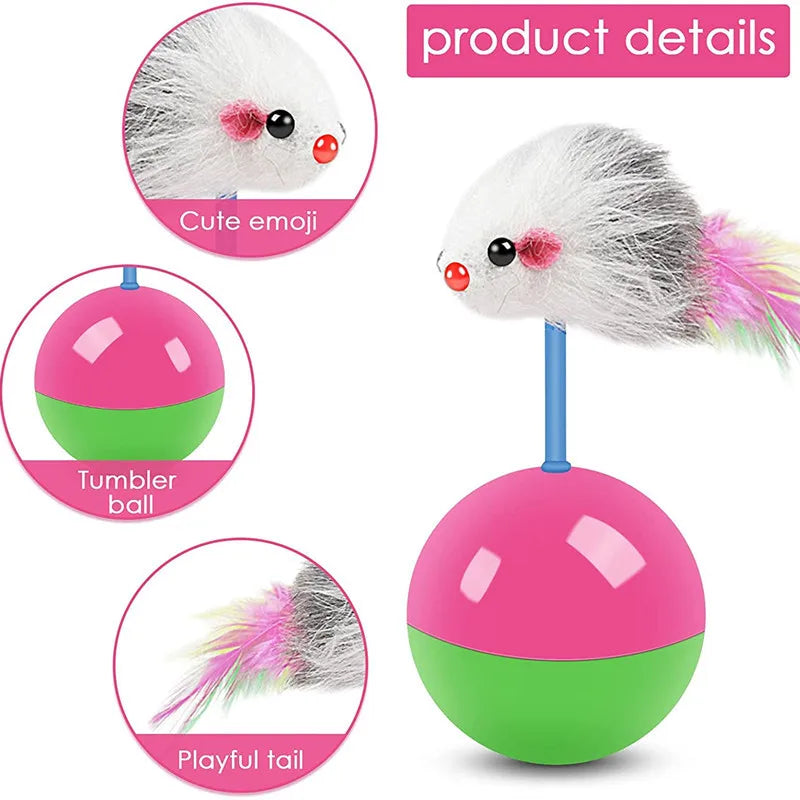 Cat mouse teasing Toy. - Maison Novaire #