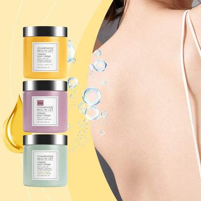 Champagne Firming Body Cream with Pepperslim – Daily Hydrating Tightening Lotion  - Rose - Maison Novaire