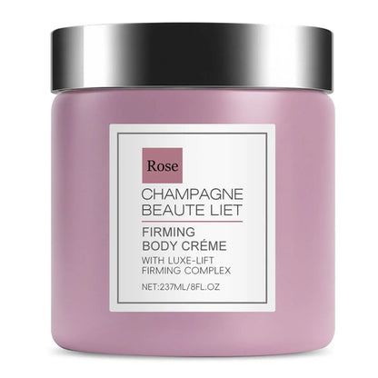 Champagne Firming Body Cream with Pepperslim – Daily Hydrating Tightening Lotion  - Rose - Maison Novaire