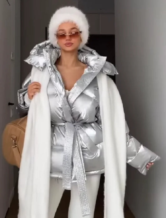 Chic Autumn & Winter Cotton Padded Hoodie Jacket for Women - BLAKESTORE-NG