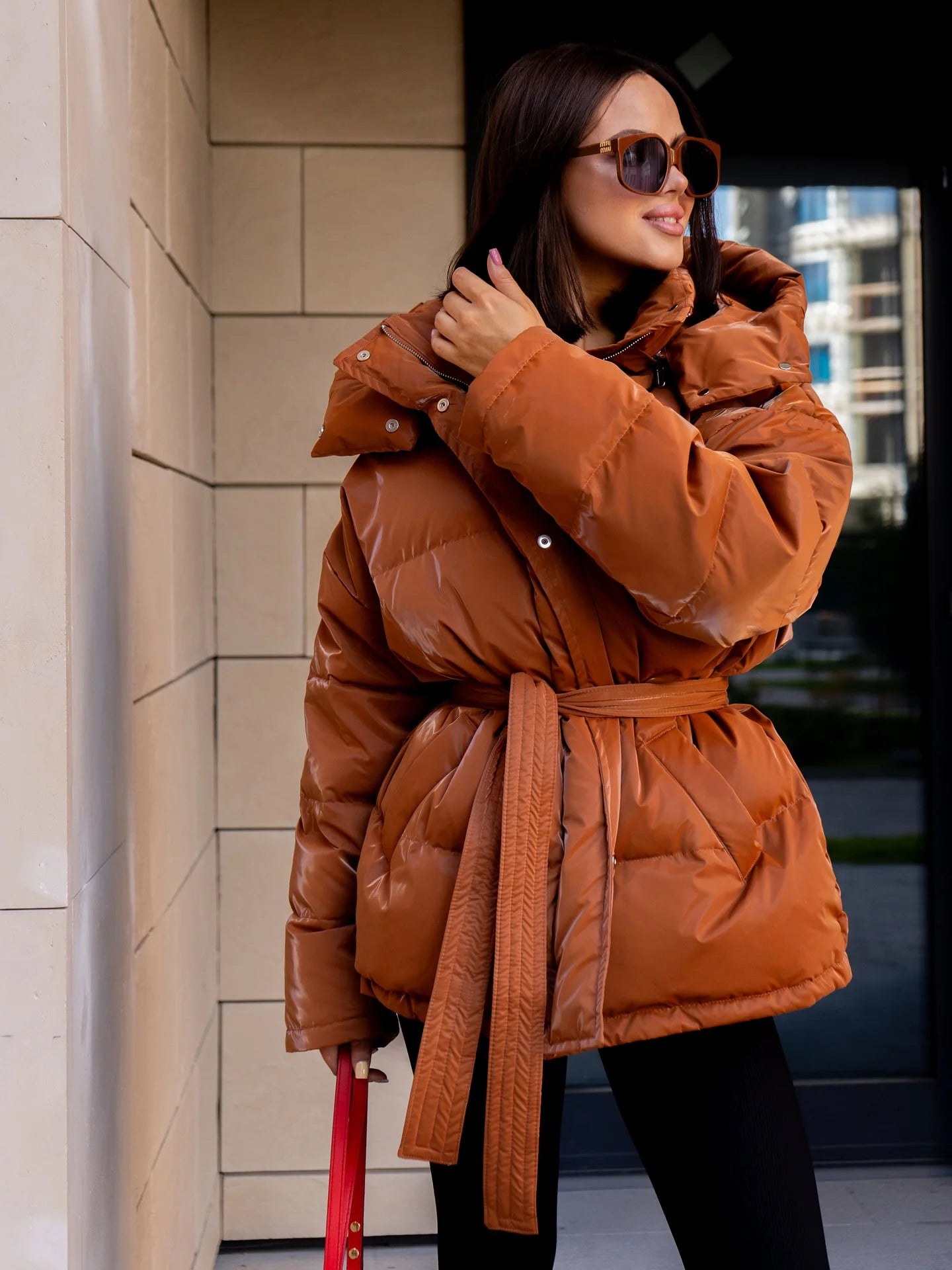 Chic Autumn & Winter Cotton Padded Hoodie Jacket for Women - Maison Novaire