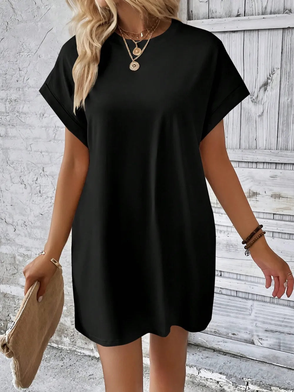 Classic Fit Sheerless Stretch Top - Versatile Polyester Blend - Maison Novaire